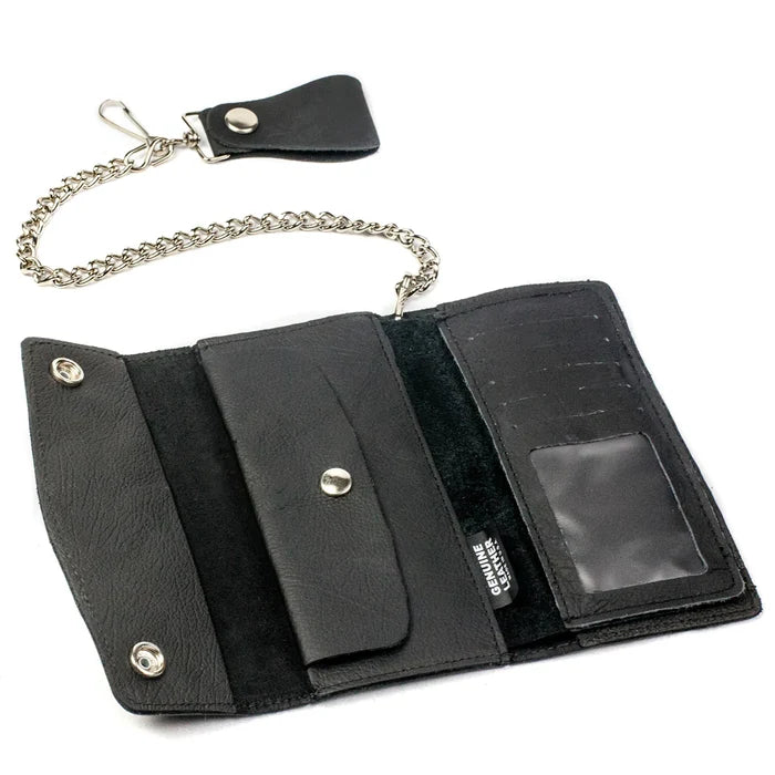 inside of wallet on display