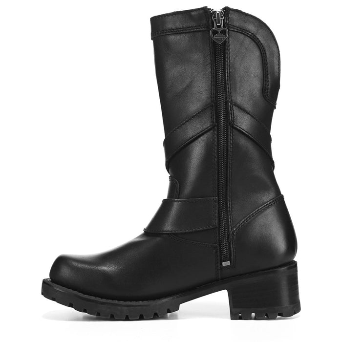 side of boot on white background