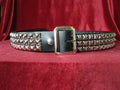 front of belt on display