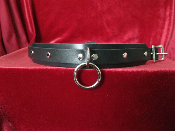front of collar on display