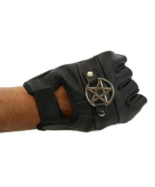 model wearing gloves