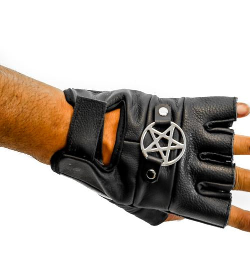 model wearing gloves