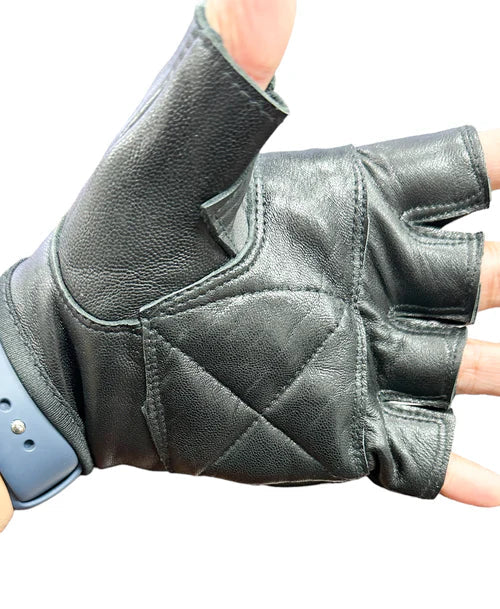 model wearing gloves
