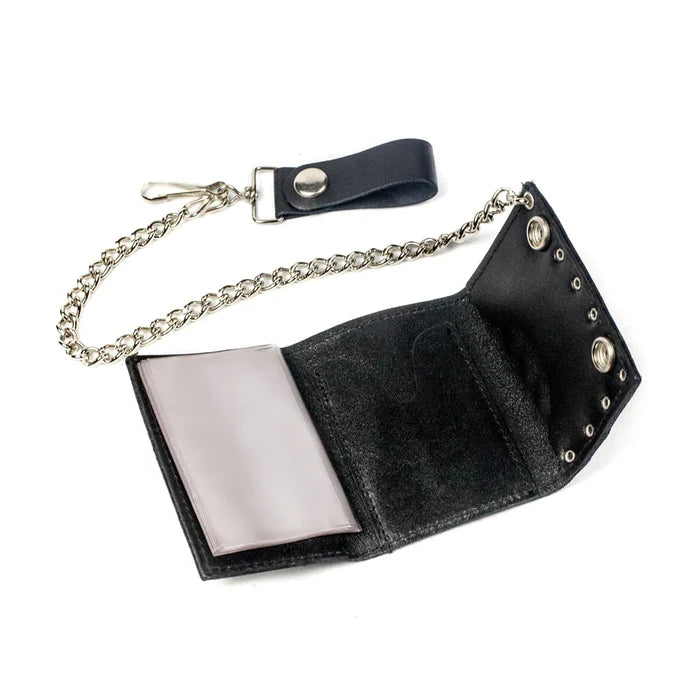 inside of wallet on display