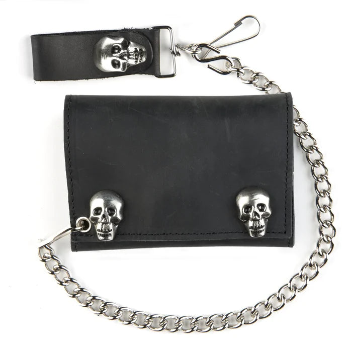 front of wallet on display