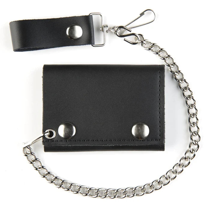 front of wallet on display