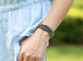 model wearing bracelet