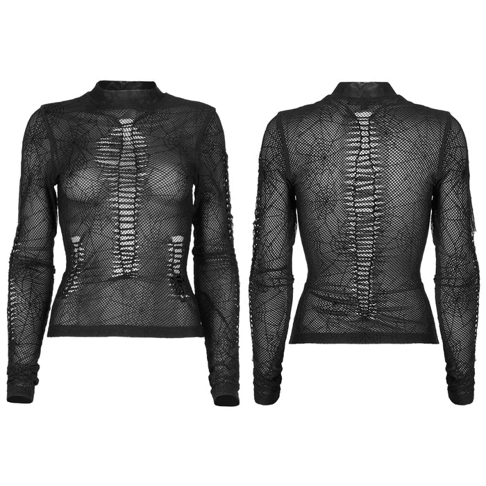 front and back of top on mannequin