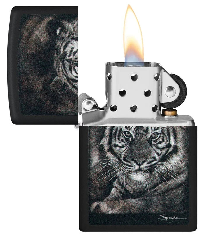 lighter on display