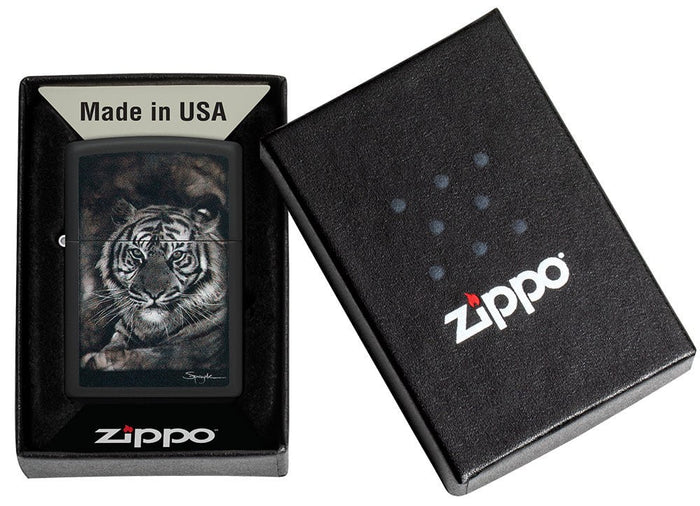 lighter on display in box