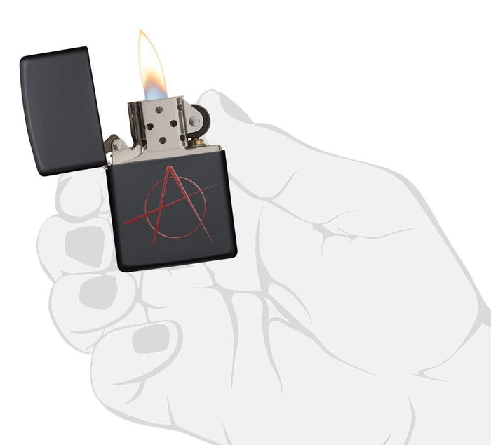 lighter on display