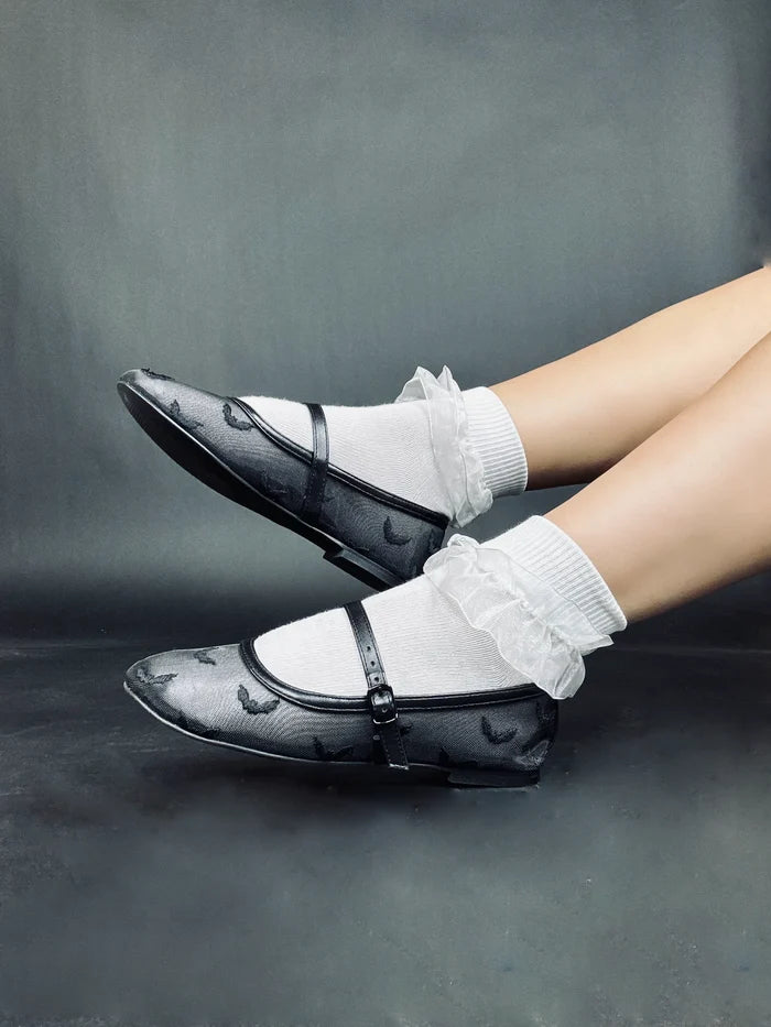 model wearing shoes