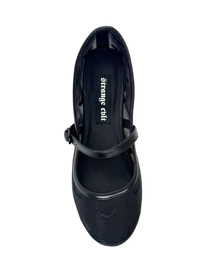 top of shoes on display