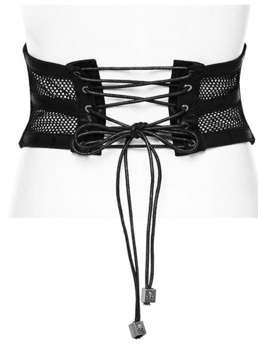 back of corset on mannequin