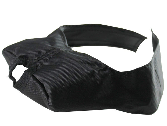Black Nylon Feline Muzzle Medium Fits Cats 6-12lbs