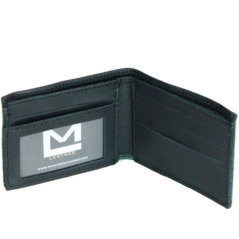 inside of wallet on display
