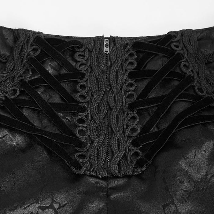 up close details on pants