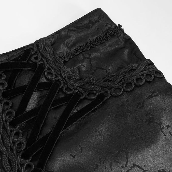 up close details on pants