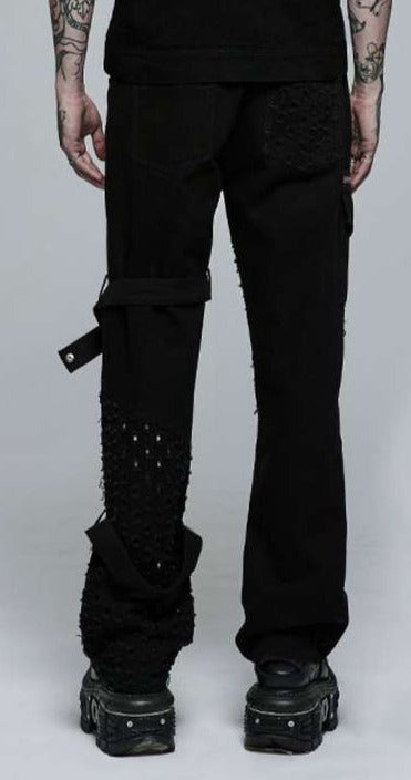 model showing back of pants