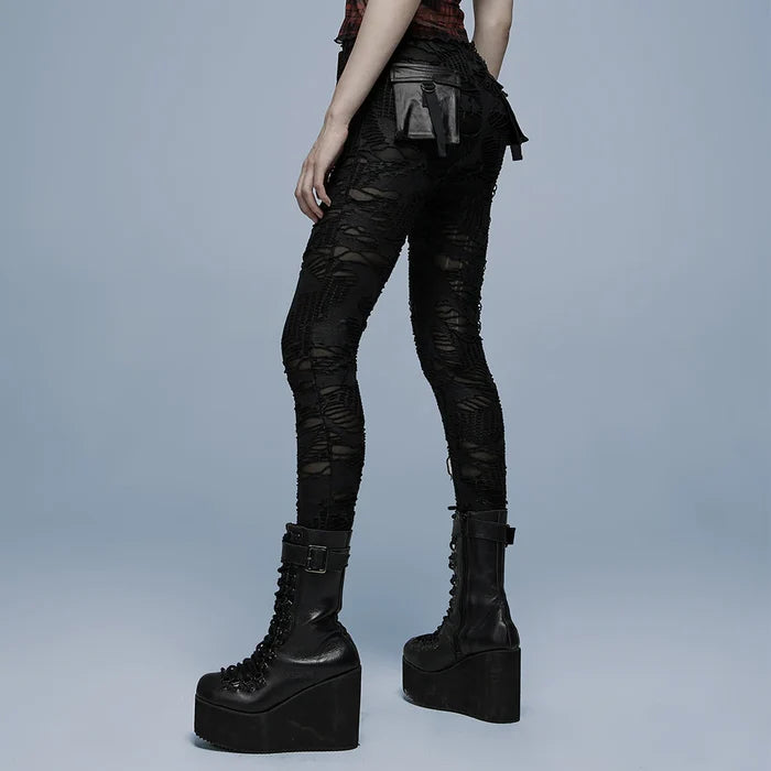 model showing side of leggings
