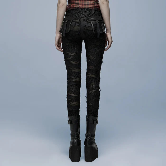 model showing back of leggings