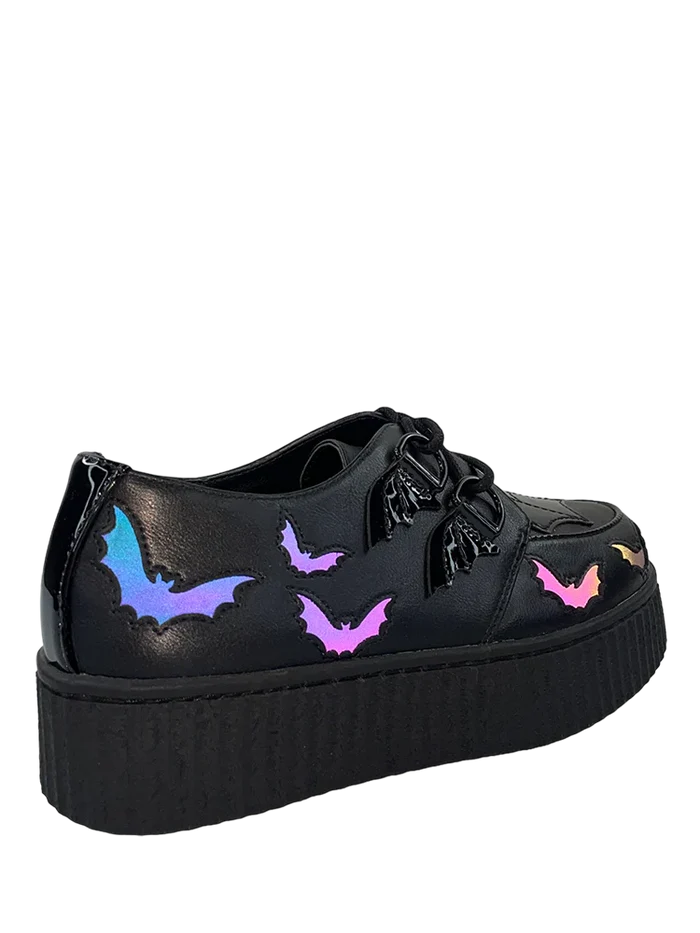 back of shoe on display