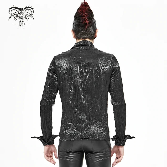 model showing back of shirt