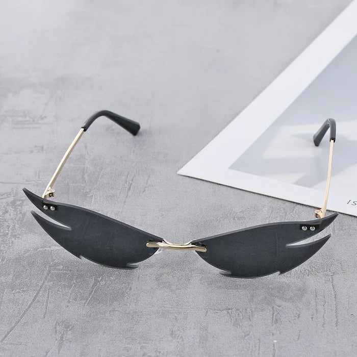 glasses on display