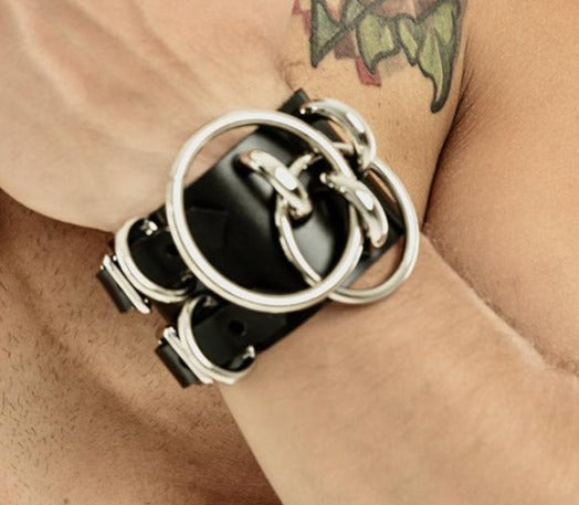 model wearing bracelet