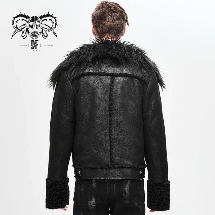 model showing back of jacket