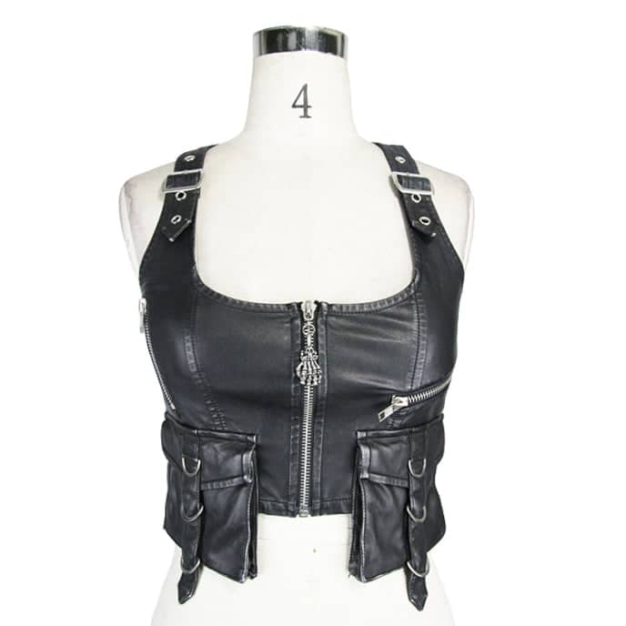 front of vest on mannequin
