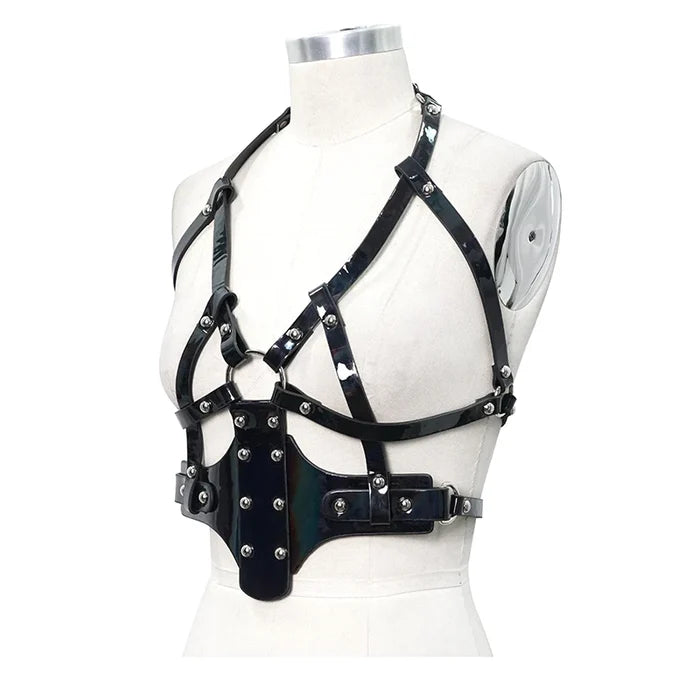 side of harness on mannequin