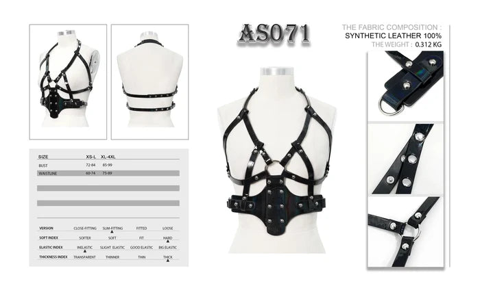 size chart and product details