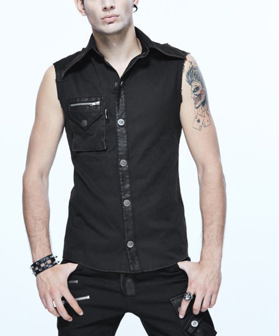 model showing front of vest