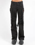 model showing front of pants