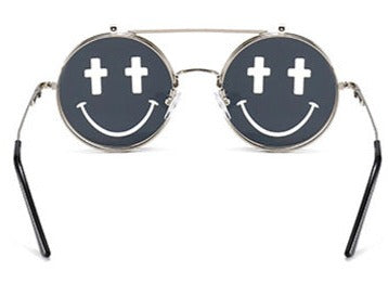 glasses on display