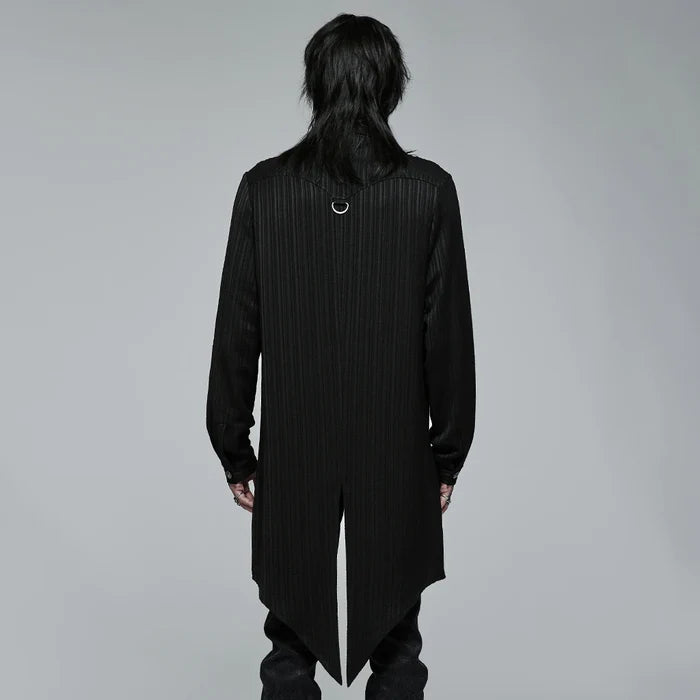 model showing back of shirt