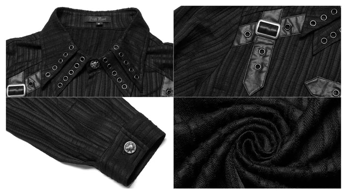 close up details on shirt