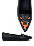 top and side of shoe