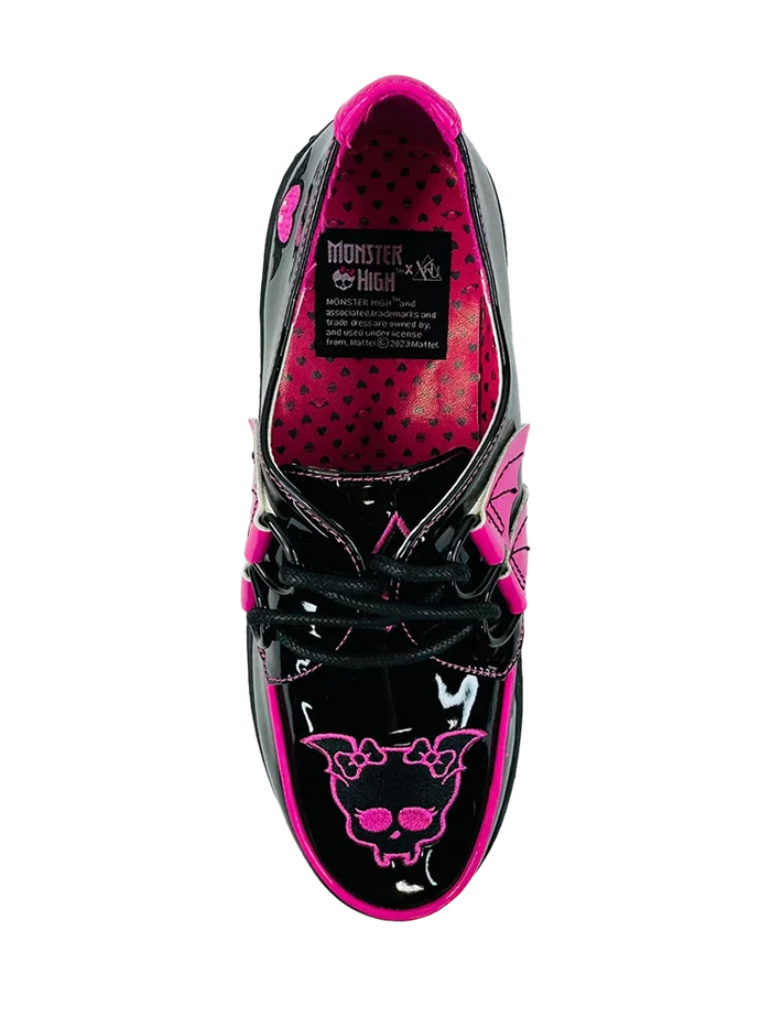 top of shoe on display
