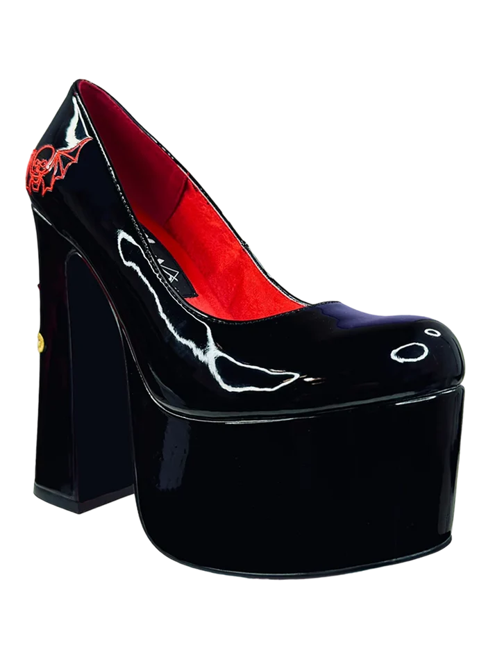 front of shoe on display