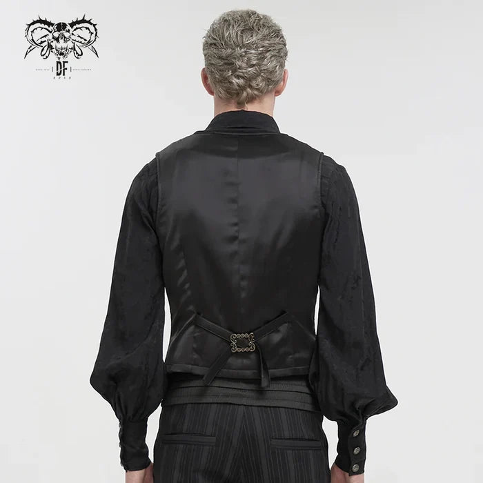 model showing back of vest