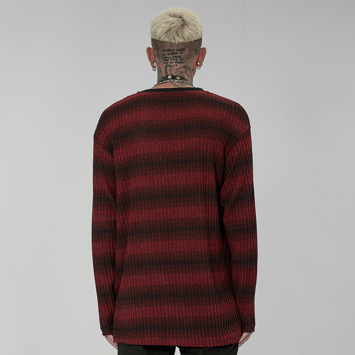 model showing back of sweater