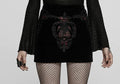 model showing front of skirt