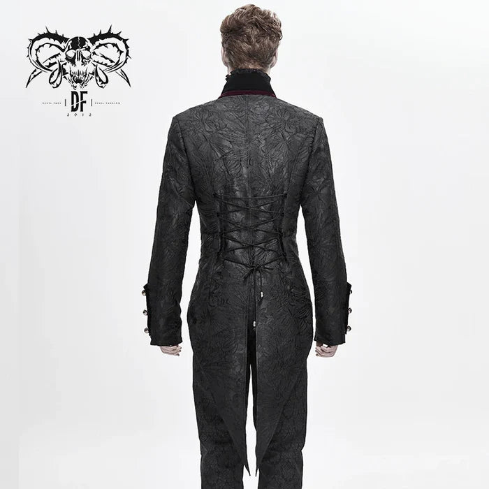 model showing back of jacket