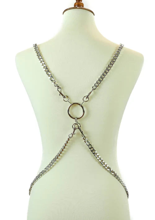 back of harness on mannequin