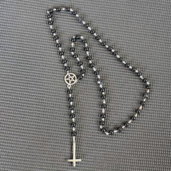 necklace on display