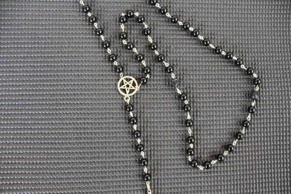 necklace on display
