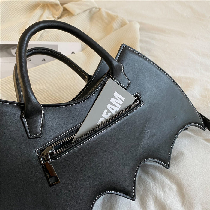 showing small zipper pocket on backside