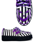 top and side of shoe